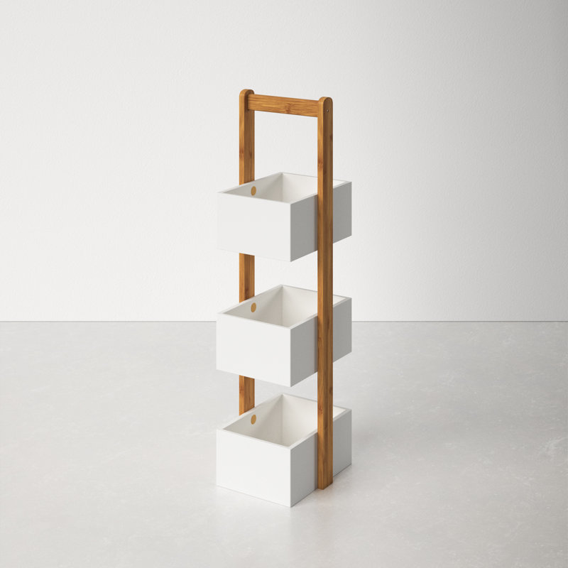 Senna Freestanding Bathroom Shelves & Reviews AllModern